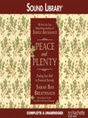 Cover image for Peace and Plenty